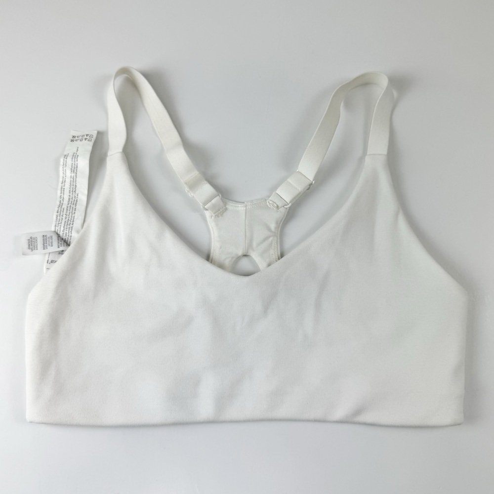 Marika Sports Bra Womens Small White Racerback No Cup Pads